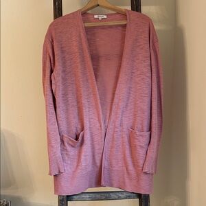 Madewell Rose Pink Cardigan | Size M